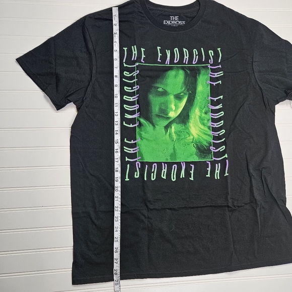 NWT The Exorcist Horror Movie Shirt Mens Size XL Black and Green - Picture 6 of 8
